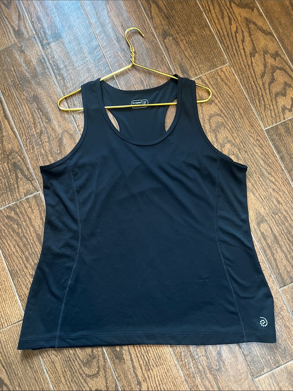 be inspired Black Racerback Athletic Tank